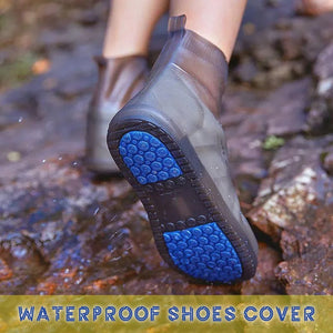 Couvre-chaussures imperméables en silicone montants