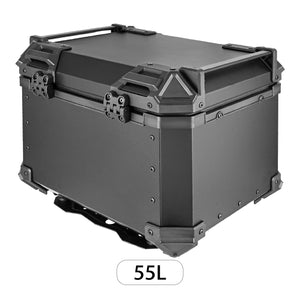 Top case en aluminium noir de 55 litres pour moto - vue 5