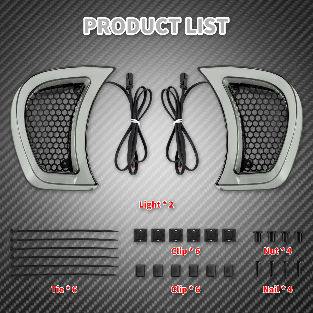 Clignotants LED d'Accent de Calandre de Phare - Harley-Davidson Touring Road Glide FLTRX 2015-2023 – photo 3/7