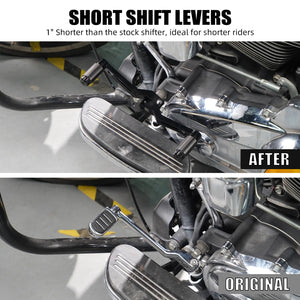 Levier de Sélecteur Court/Long CNC pour Harley Street Glide, Road Glide, Road King, Ultra Limited – photo 3/16