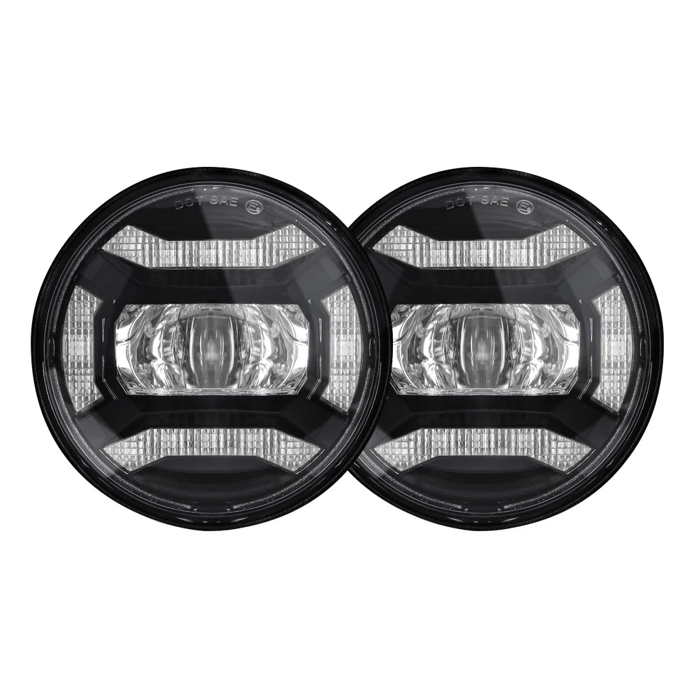 Feux additionnels LED pour Harley Road King Electra Glide - vue 9