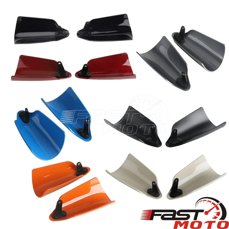 Paire de protège-mains noirs pour guidon de moto Harley-Davidson Dyna - vue 4