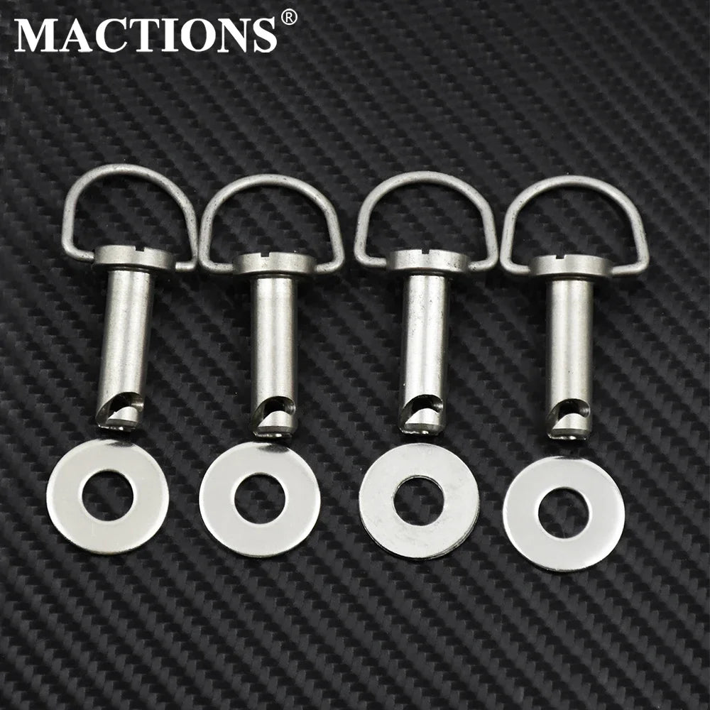 Kit de Fixations Chromées pour Sacoches Rigides Harley (4 pièces) - vue 7