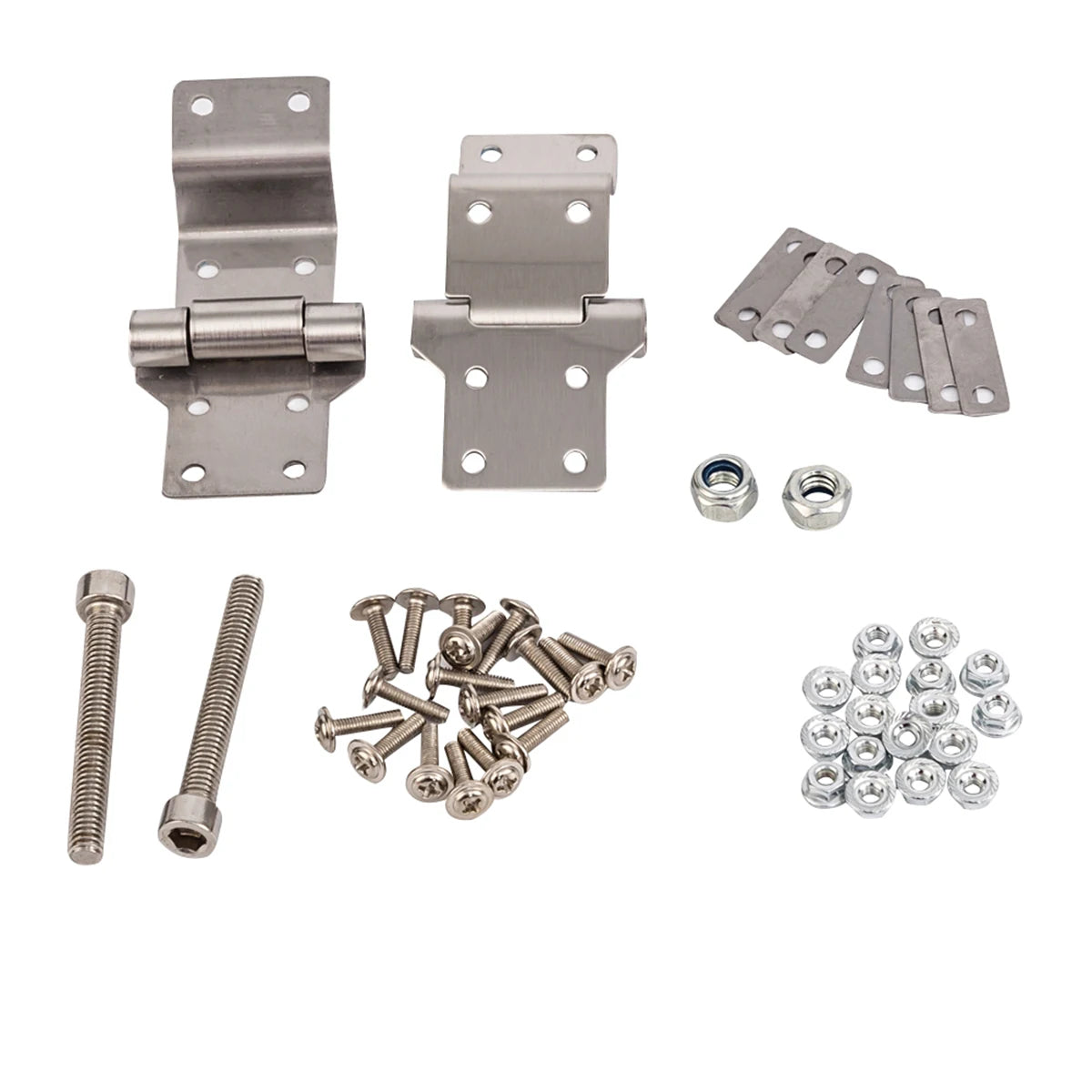 Kit de charnières inox pour Tour Pack Harley Touring 1999-2013 - vue 2