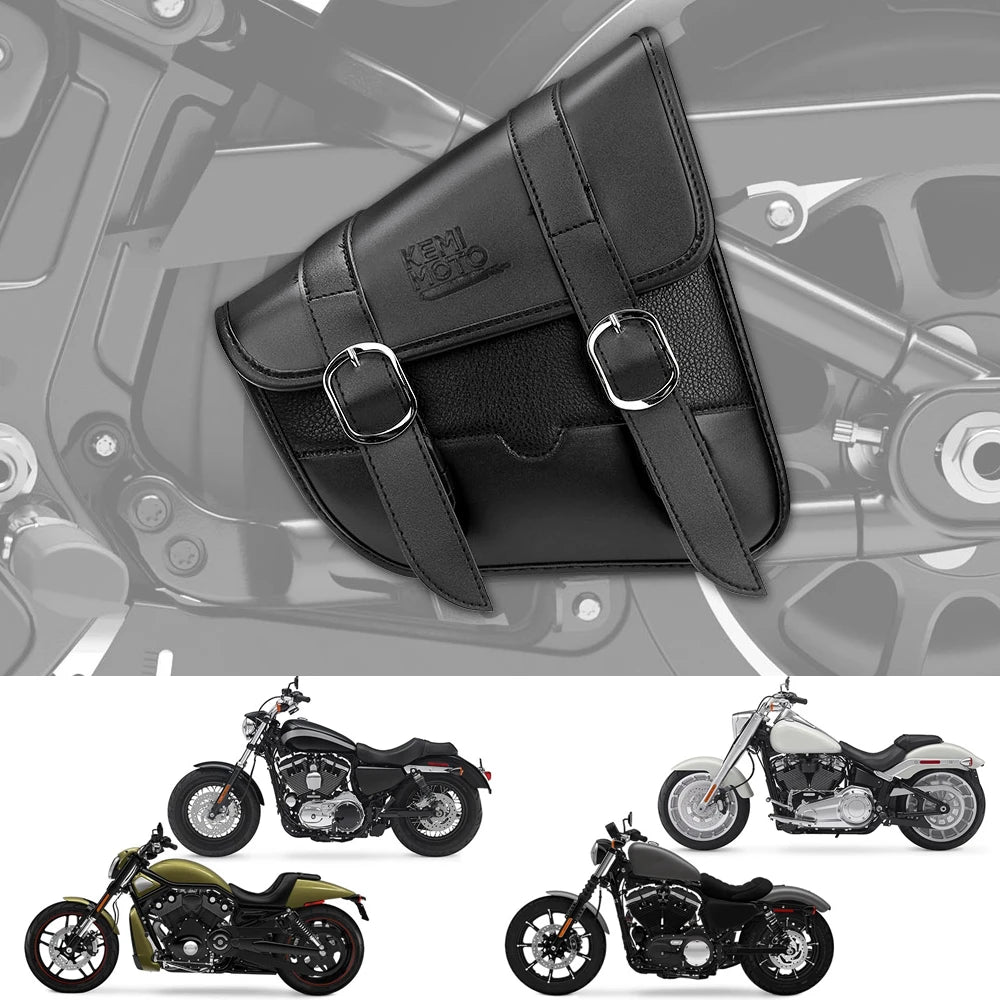 Sacoche de bras oscillant noire pour Harley Sportster Iron 883 - vue 6