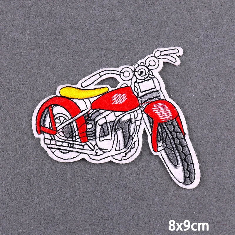 Écusson brodé Live To Ride motard punk à coudre ou repasser sur veste - vue 19