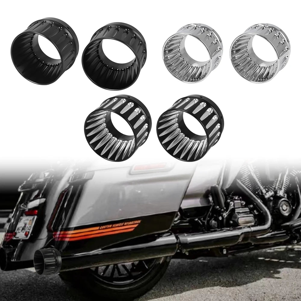 Embouts de silencieux pour Harley Touring - vue 1