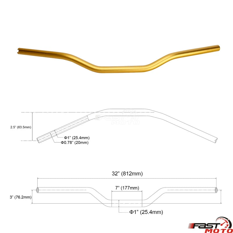 Risers de guidon T-Bar noirs pour moto Harley-Davidson Dyna - vue 13