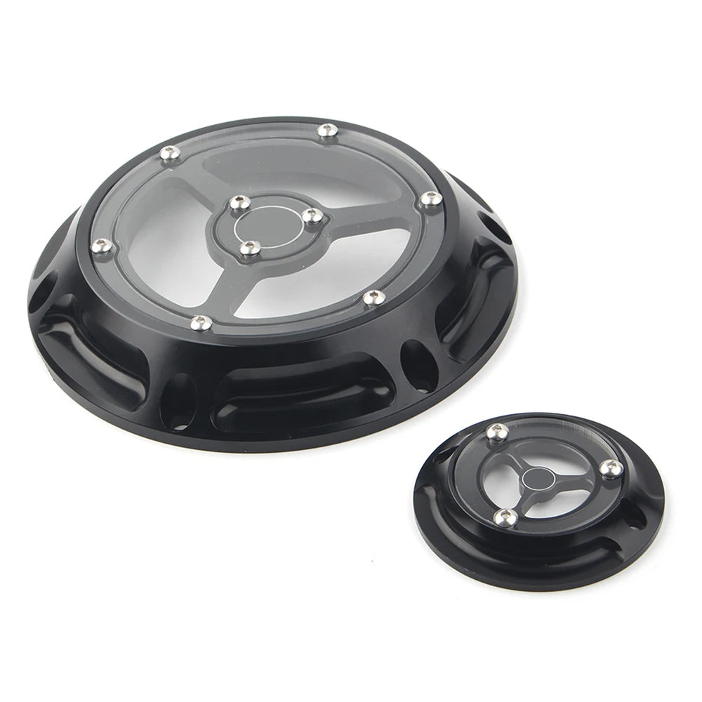 Cache derby à fenêtre et cache de distribution pour Harley Sportster - vue 2