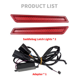 Feu LED de fermoir de sacoche rouge pour Harley-Davidson Touring - vue 3