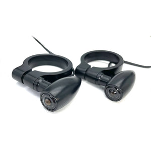 Clignotants LED bullet fourche 41 mm pour Harley Touring - vue 4
