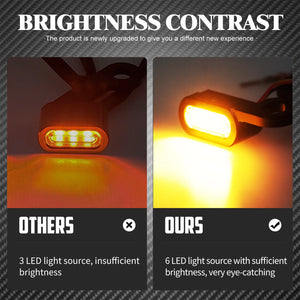 Mini clignotants LED E-Mark avant, feu de position pour Harley Touring, Street/Road Glide, Softail, Sportster XL883 - vue 5