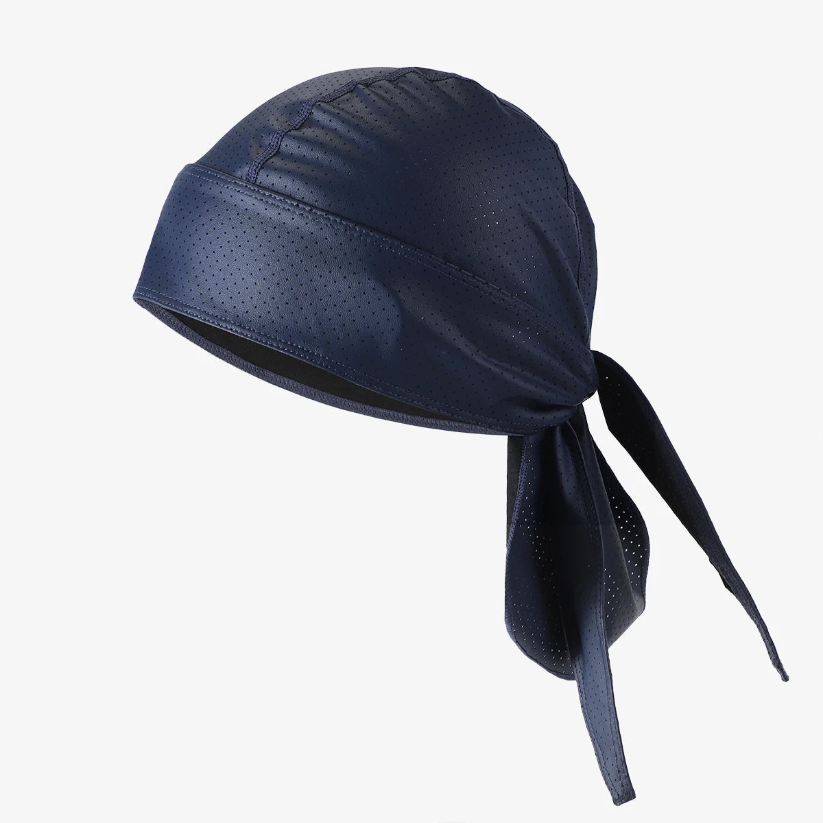 Durag headwrap noir perforé pour homme - vue 10