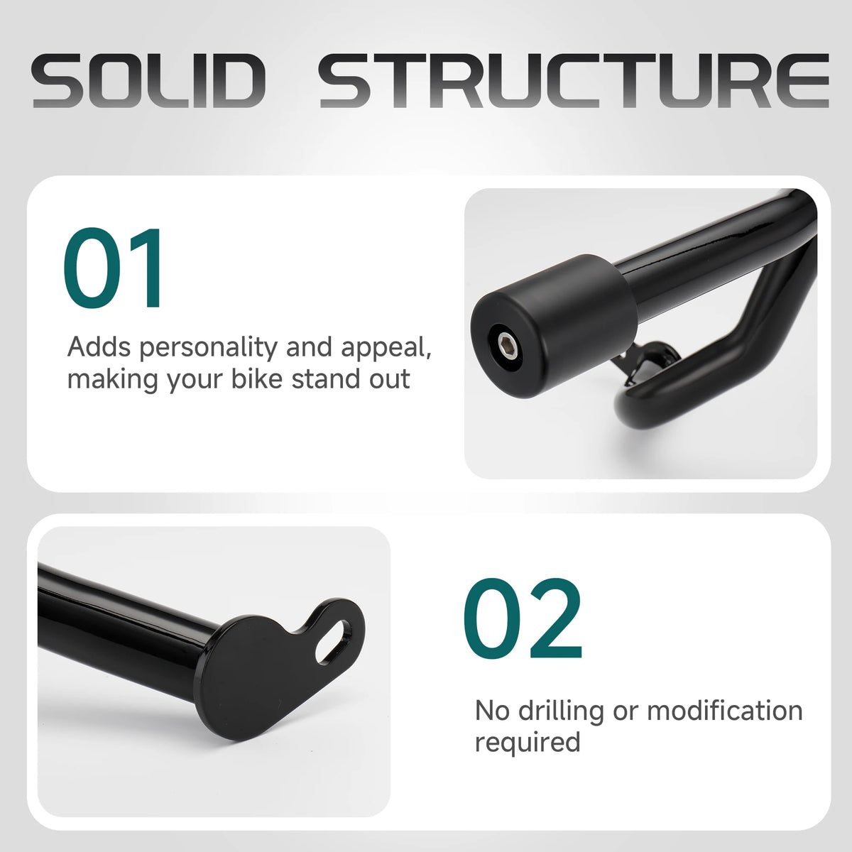 Barre de Protection Moteur 1.25" "Flat-Out" (Crash Bar) - Harley-Davidson Touring 1997-2013 – photo 3/6