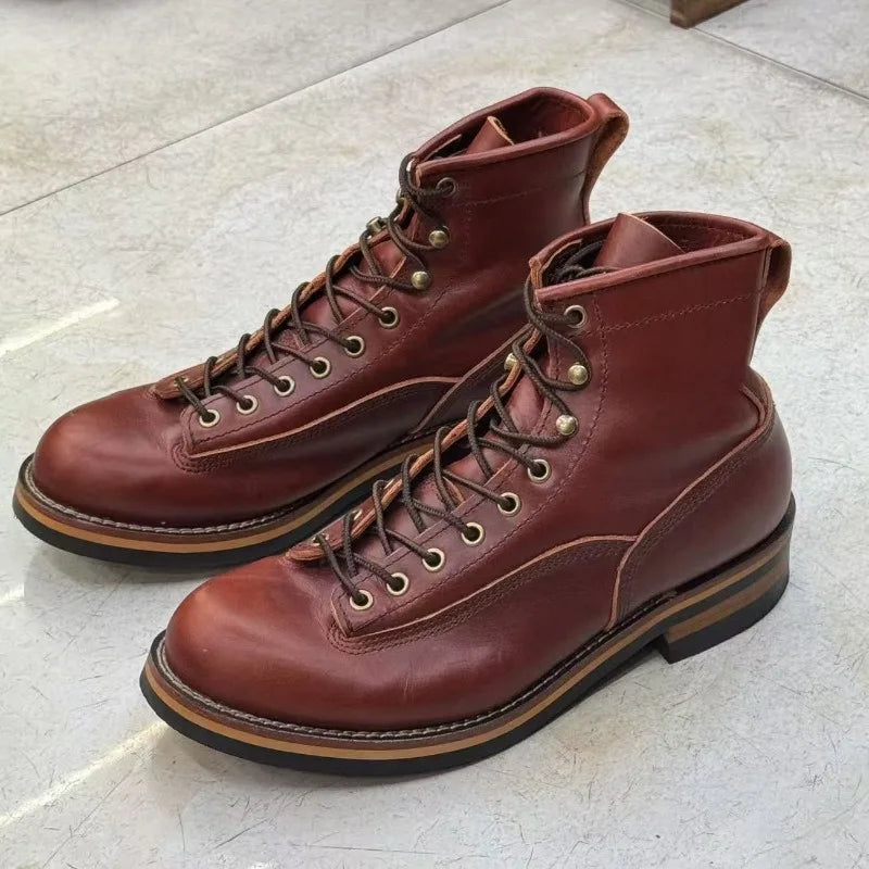 Bottines cuir cowhide homme - vue 6