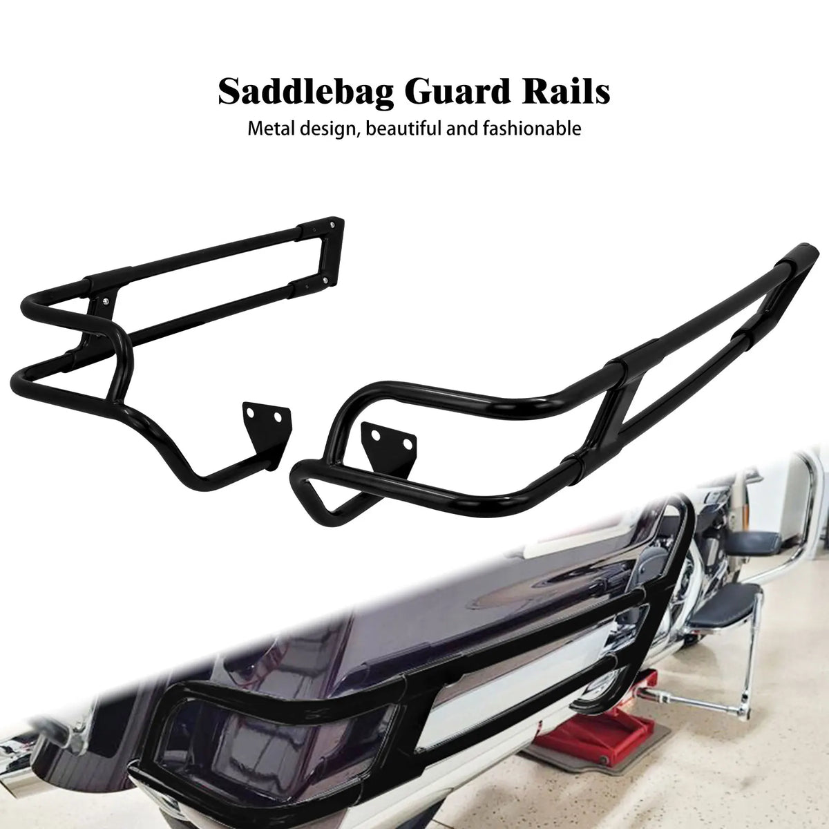 Arceaux de Protection de Sacoches Chromés (Guard Rails) - Harley-Davidson Touring 2014 et + – photo 8/8