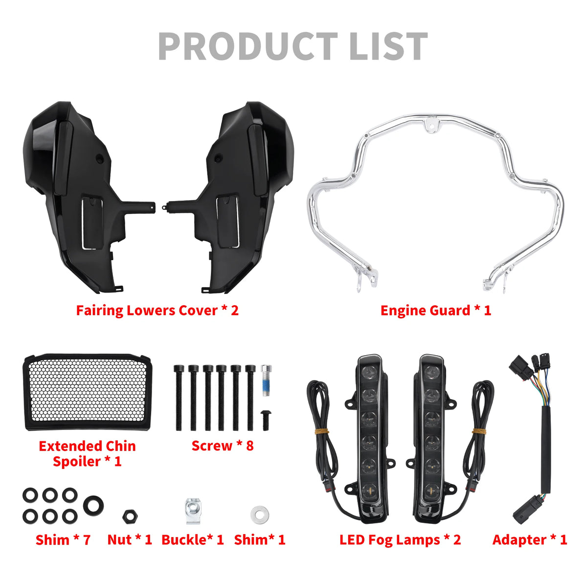 Kit Bas de Carénage + Support de Cadre Renforcé - Harley-Davidson Touring FLHX/FLTRX 2023-2026 – photo 12/13