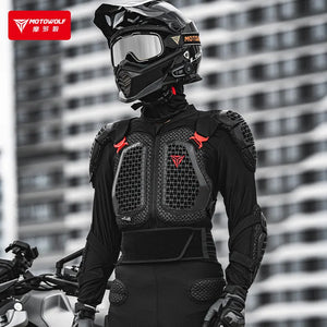 Blouson moto avec protections intégrales - vue - vue 5