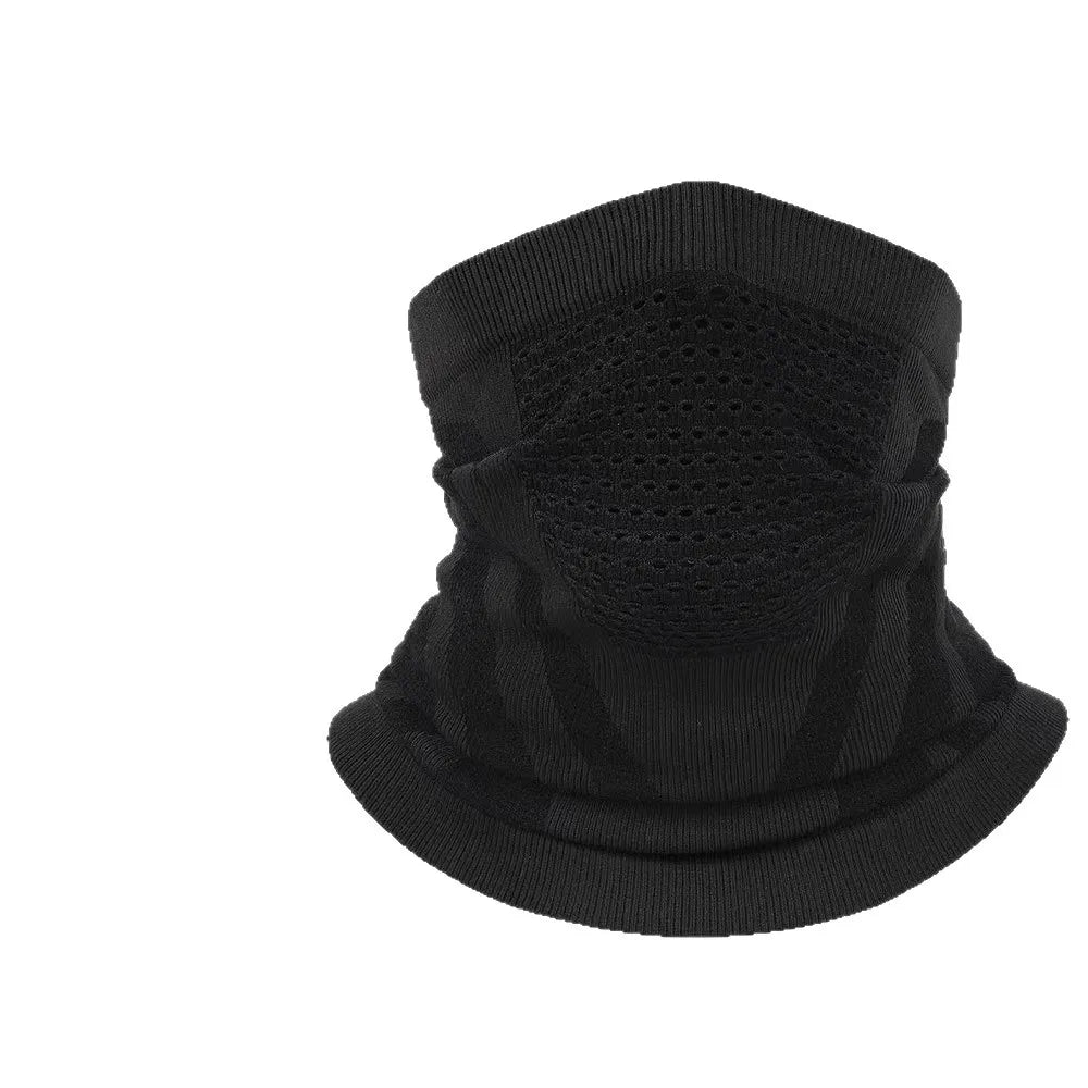 Cache-visage coupe-vent motif zèbre pour la conduite moto en hiver - vue 5