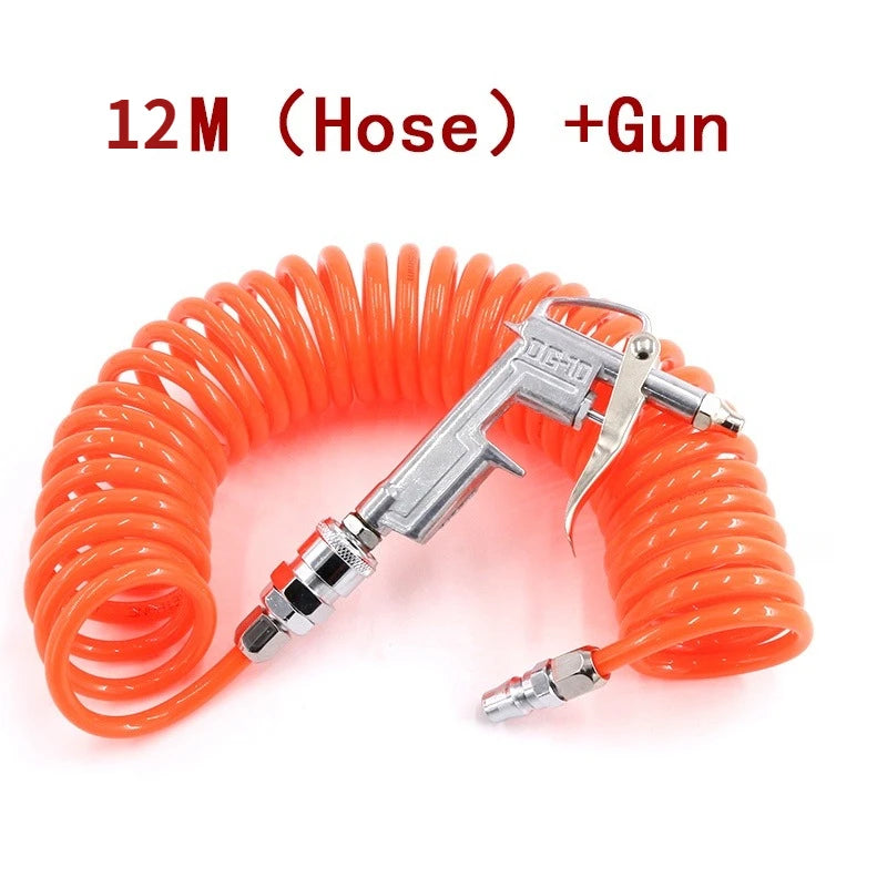 Pistolet de Nettoyage Haute Pression avec Tuyau PU Rétractable 8x5mm – photo 11/12