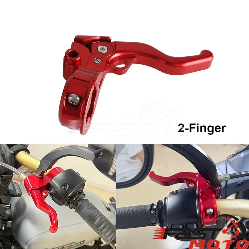 Levier d'embrayage chromé en aluminium pour moto Harley-Davidson Dyna - vue 17