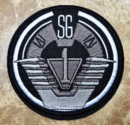 Écusson brodé logo Stargate SG-1 à repasser, environ 10 cm - vue 5