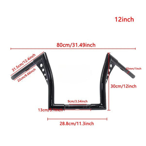 Guidon ape hanger Z-bar pour Harley Sportster Softail - vue 8