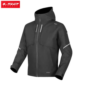 Blouson moto LS2 MJCS210 noir - vue de face - vue 4