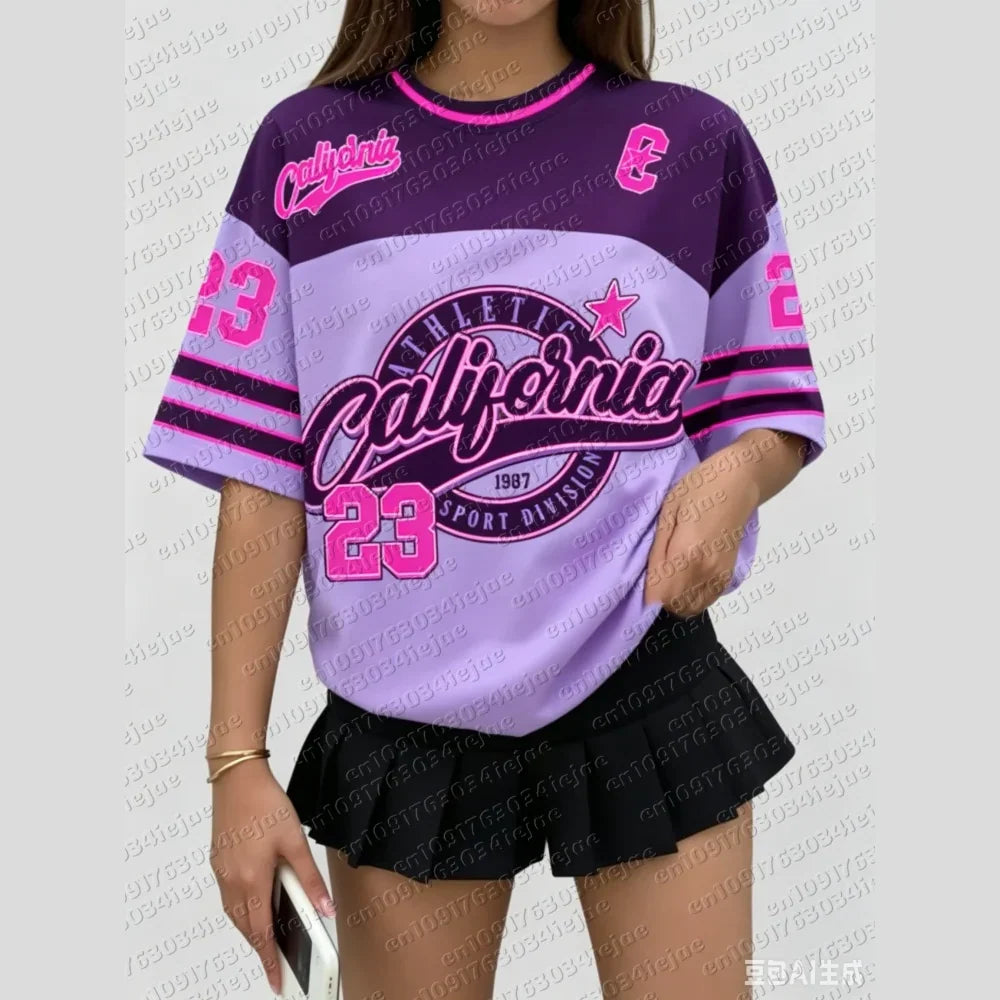 T-shirt Femme Jersey Sport California - vue 10