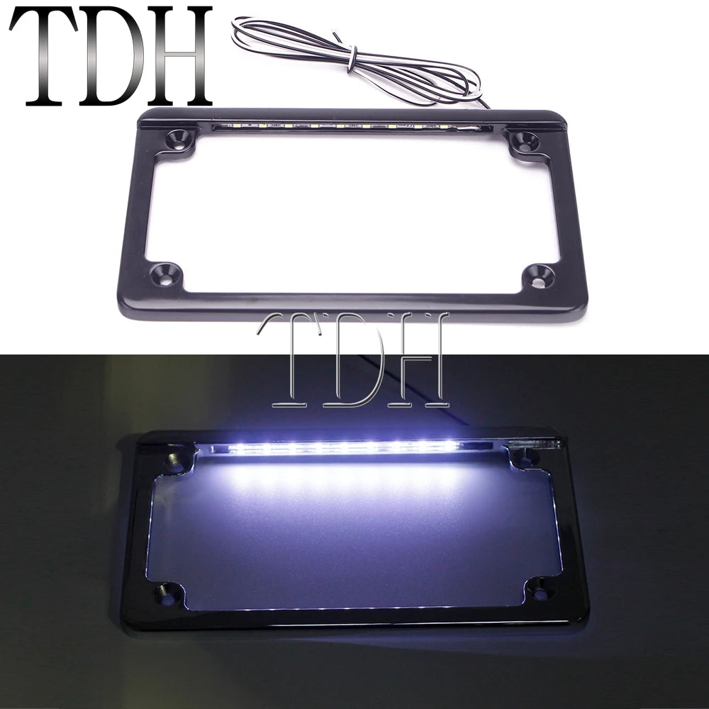 Cadre de plaque à éclairage LED pour Harley - vue 6