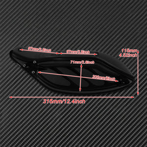 Déflecteurs d'Air Latéraux pour Pare-brise (Side Wings) - Harley-Davidson Touring 1996-2013 – photo 6/6