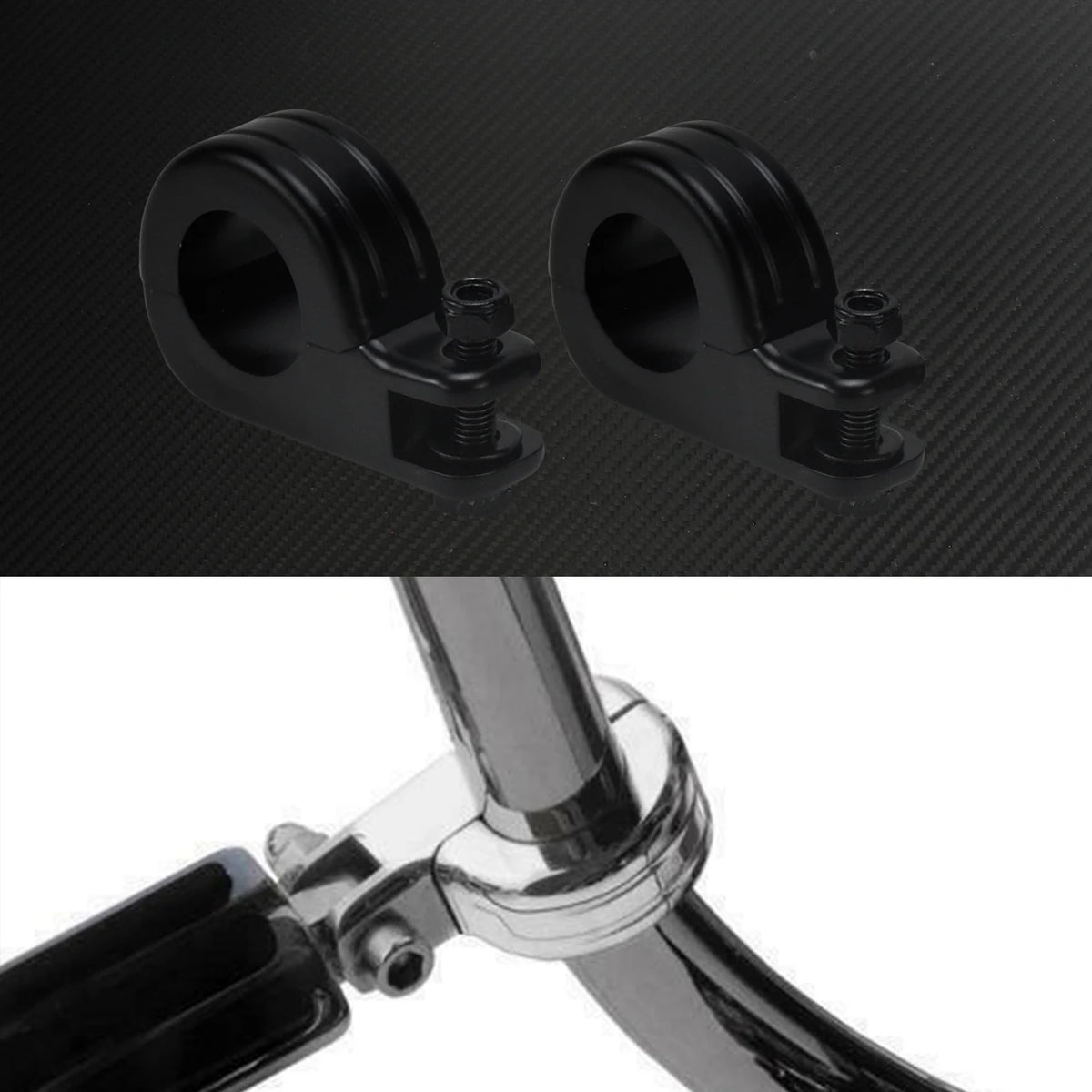 Repose-Pieds Highway 32mm pour Barre de Garde - Harley-Davidson Touring, Sportster, Softail – photo 9/12