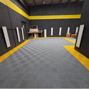 Dalles de sol modulaires antidérapantes pour garage et atelier – photo 2/17