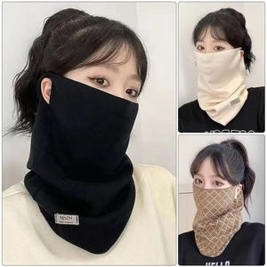 Cache-cou masque en polyester tricoté pour l'hiver - vue 3