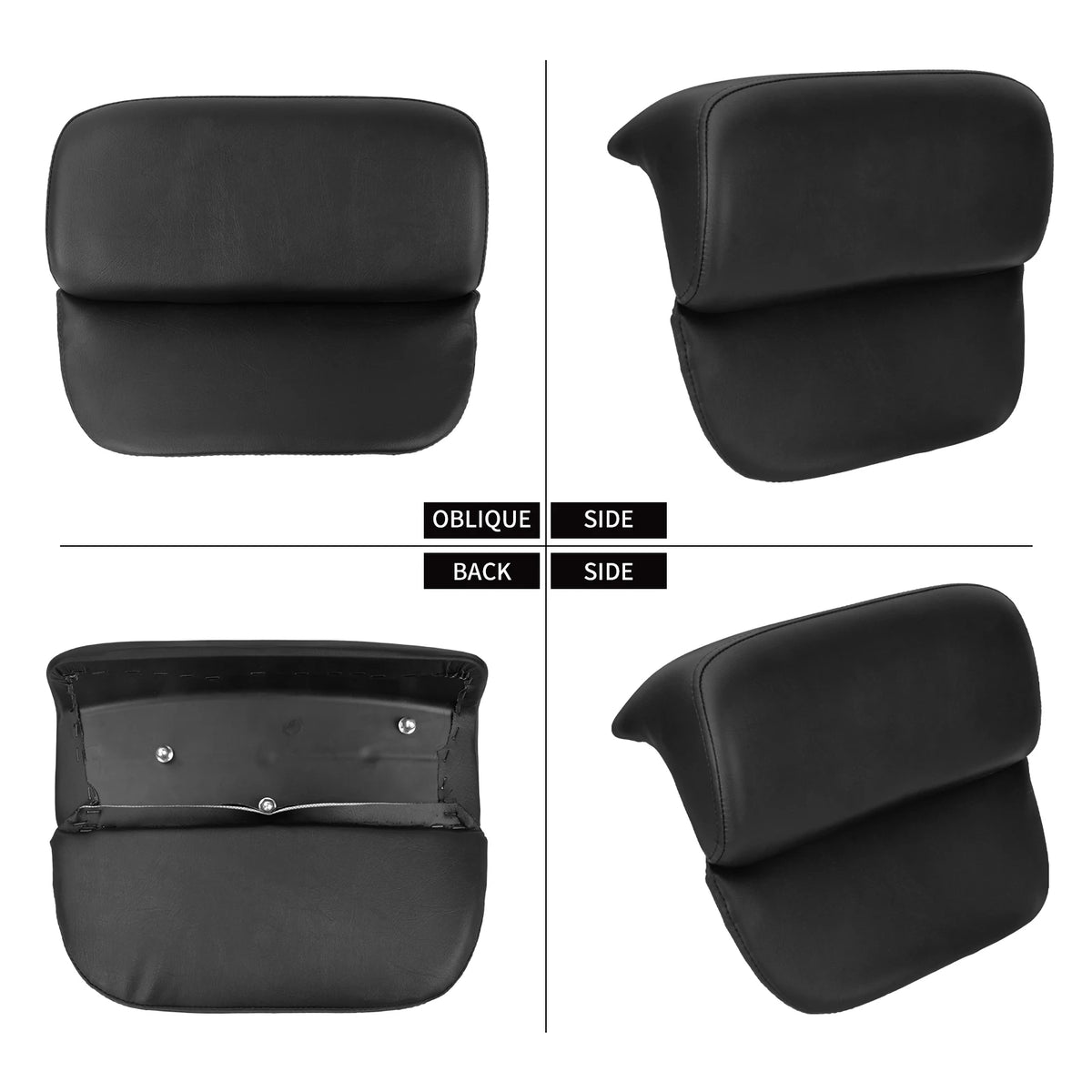 Coussin de dossier noir pour top case de Harley-Davidson Touring - vue 4