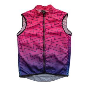 Gilet de cyclisme homme sans manches noir - vue de face - vue 2
