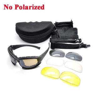 Lunettes tactiques camouflage avec verres interchangeables pour moto - vue 9