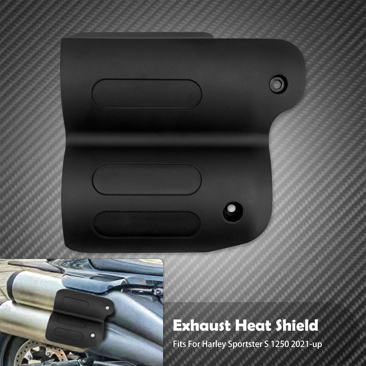 Cache Thermique Passager pour Échappement - Harley-Davidson Sportster S 1250 RH1250 2021-2022 – photo 7/7