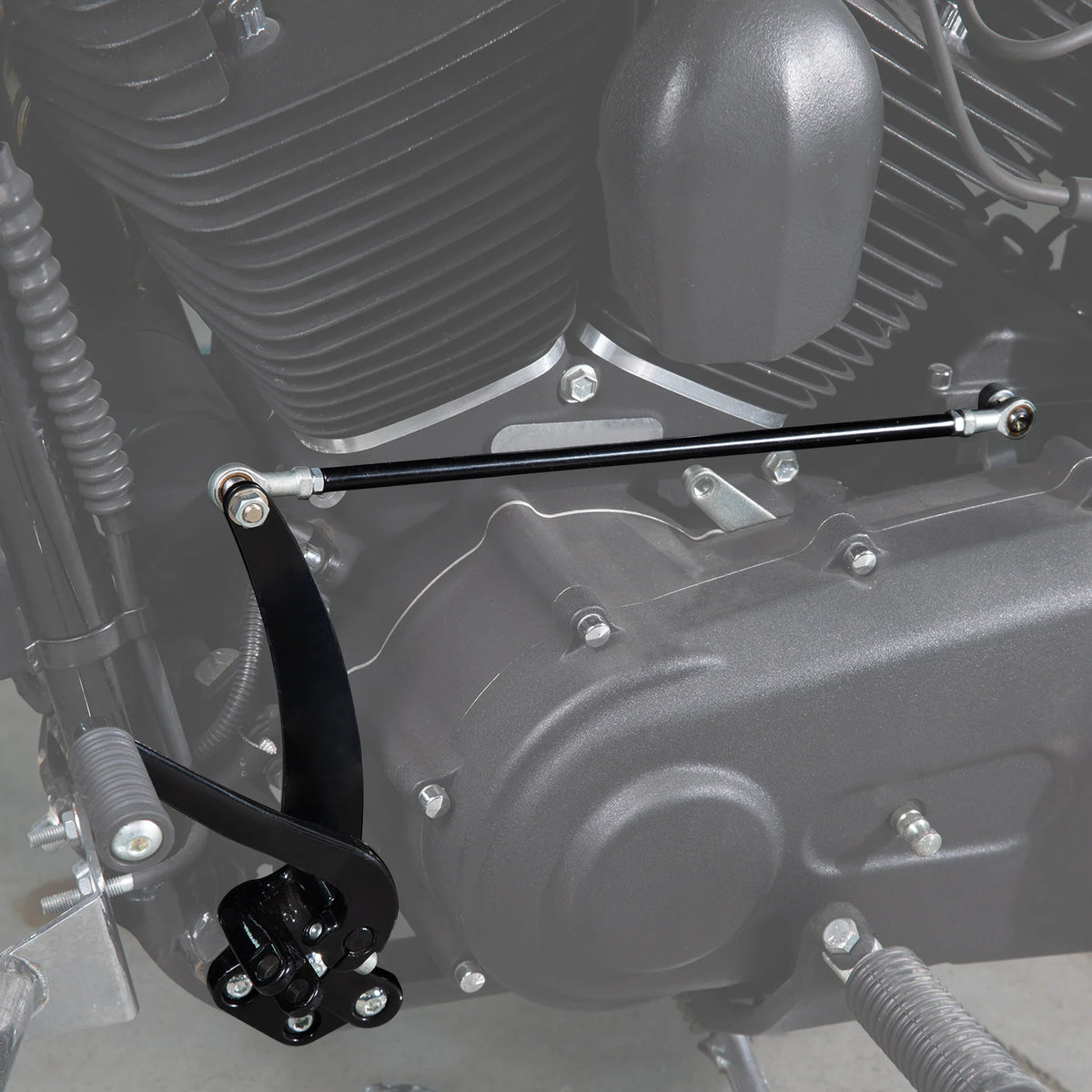 Kit commandes avancées standard en aluminium et acier pour Harley-Davidson Dyna Street Bob, Low Rider, Super Glide FXDB 2006-2017 – photo 6/6