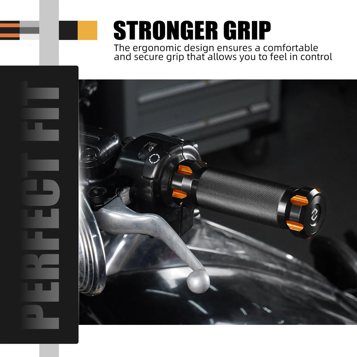 Poignées de Guidon CNC Aluminium pour Harley Street Glide, Road Glide, Road King – photo 2/10