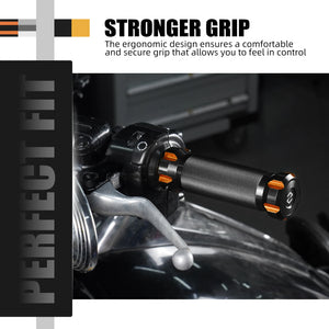 Poignées de Guidon CNC Aluminium pour Harley Street Glide, Road Glide, Road King – photo 2/10