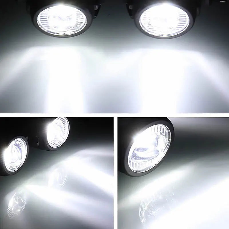 Phares LED additionnels antibrouillard universels pour moto, 4000 lumens 12V - vue 3