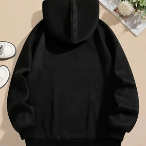 Sweat capuche femme crâne et roses - vue de face