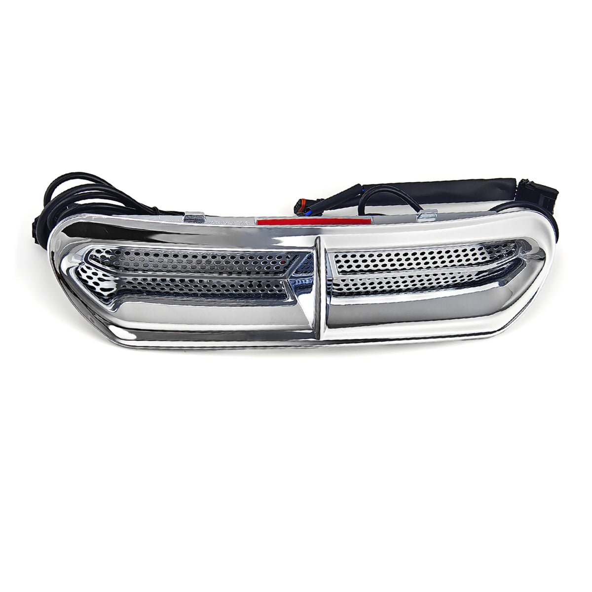 Insert lumineux LED noir intégré à la grille de ventilation d'une Harley-Davidson Street Glide - vue 8