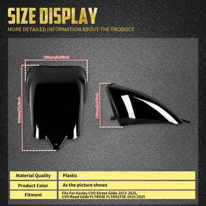 Capot de selle arrière (seat cowl) ABS - Harley Touring Street Road Glide 2024 et +, FLHXSE, FLTRXSE 2023, FLHX – photo 6/8