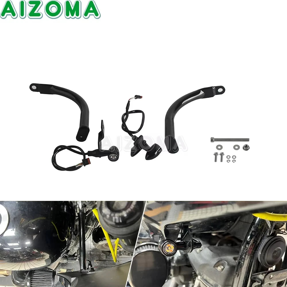 Clignotant / feu de signalisation pour Harley-Davidson Softail Low Rider ST FXLRST EI Diablo FXRST 117 – photo 2/6