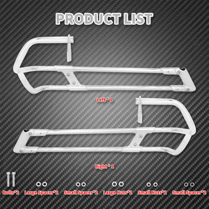 Support de rail chromé sur le couvercle d'un top case King de Harley-Davidson Touring - vue 5
