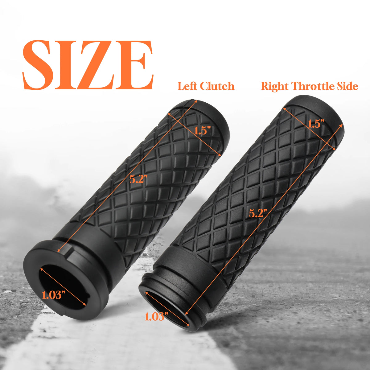Poignées de guidon silicone 1 pouce - Harley-Davidson Dyna Low Rider S, Softail, Touring et Trike – photo 3/7