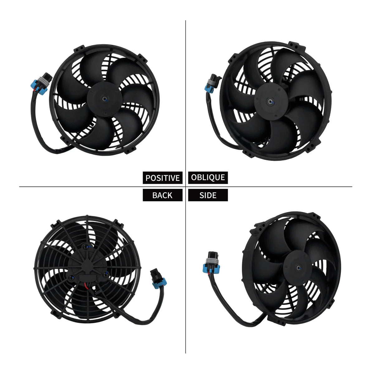 Ventilateur de radiateur noir pour Harley-Davidson Sportster S - vue 3