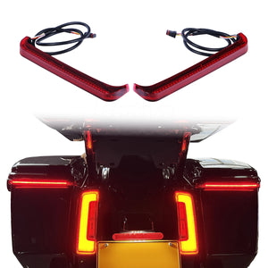 Feu LED de sacoche séquentiel pour Harley Street Glide Road Glide - vue 3